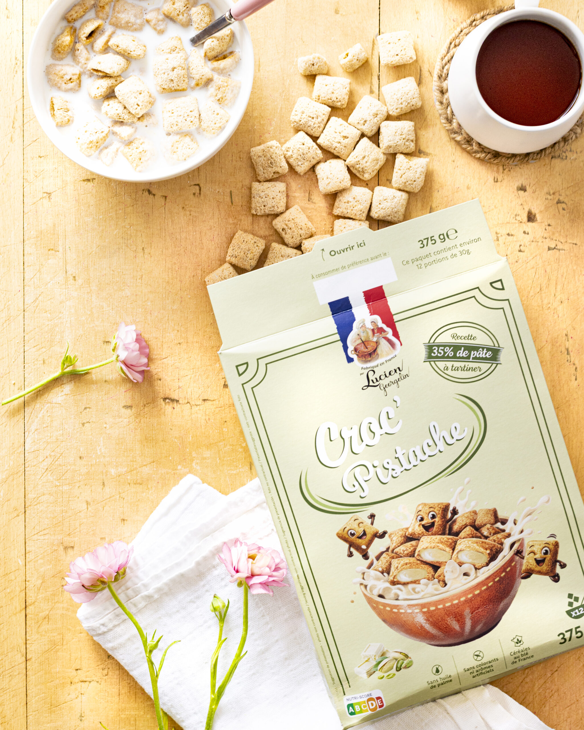 petit-déjeuneriez, céréales, campagne publicitaire, photographie de produit